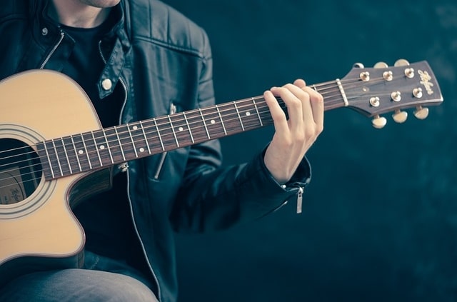 fan de guitare
