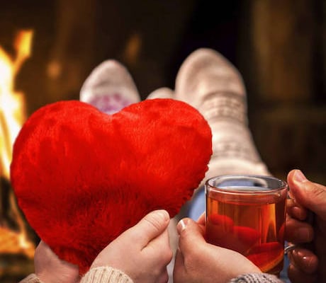 coussin chauffant coeur