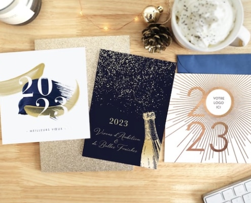 carte voeux fin annee