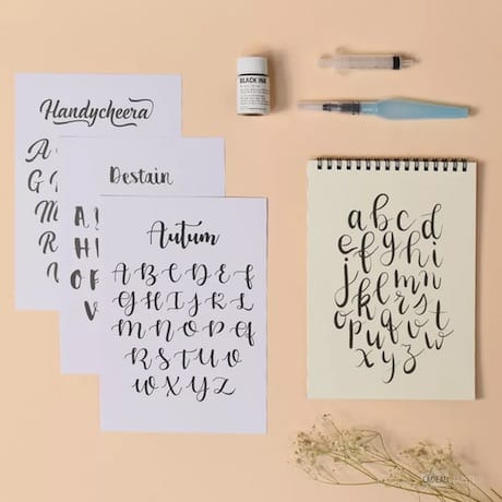 kit calligraphie