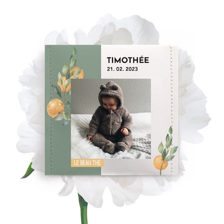 sachets thé naissance