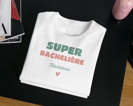 tshirt super bachelière