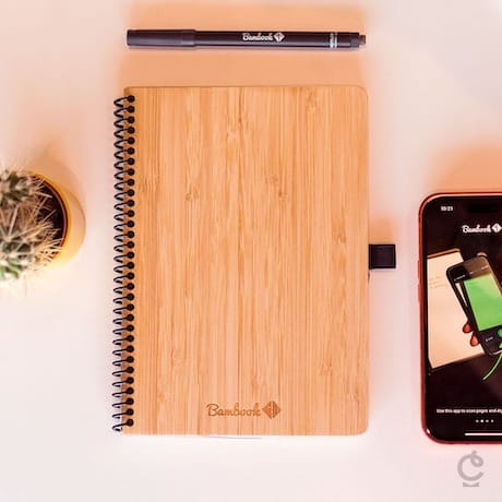 Carnet effacable en bambou