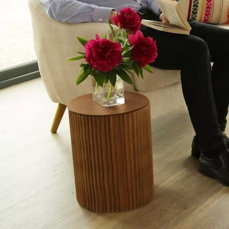 tabouret en kraft pliable