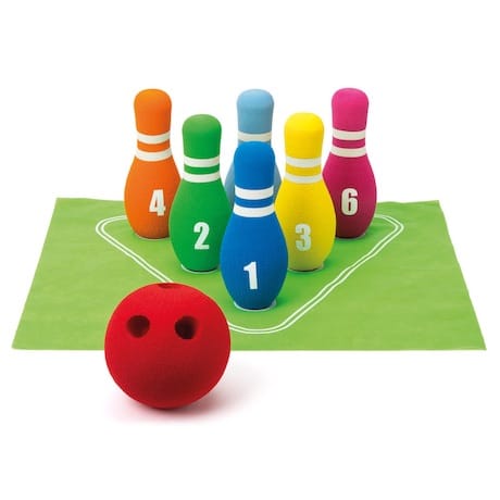 bowling set en mousse