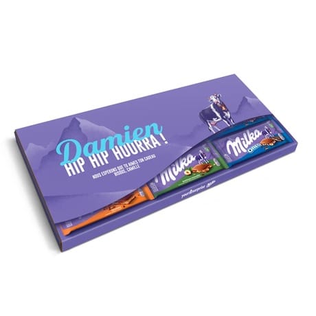 mega tablette de chocolat milka personnalisée