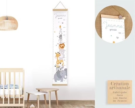 Toise en tissu personnalisée