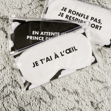 masque de nuit à message1