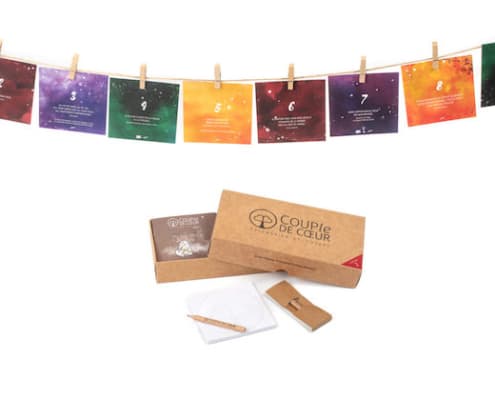 calendrier de l'avent couple de coeur