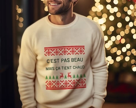 pull noel personnalisé