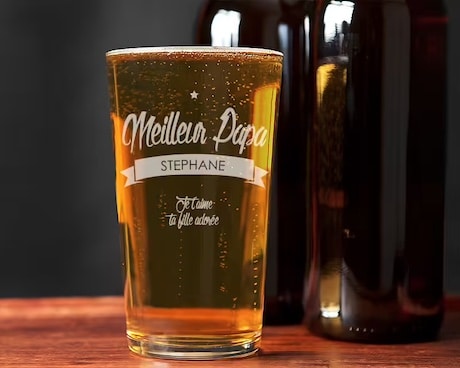verre à bière personnalisé