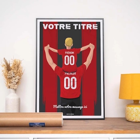 affiche enfant père personnalisé