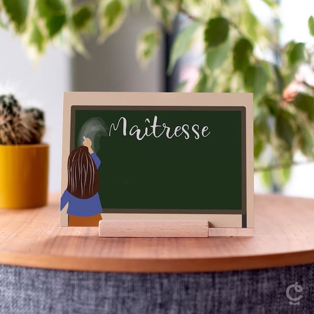carte en bois maitresse