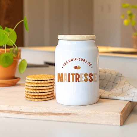 pot à cookie maitresse