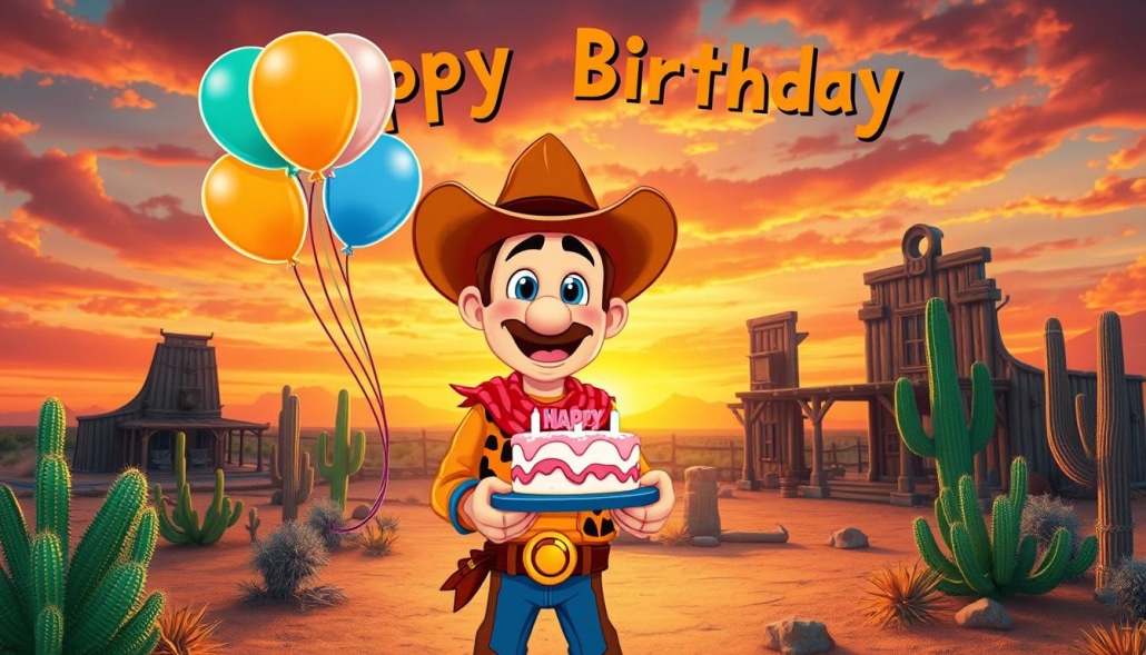 animation cow-boy pour anniversaire