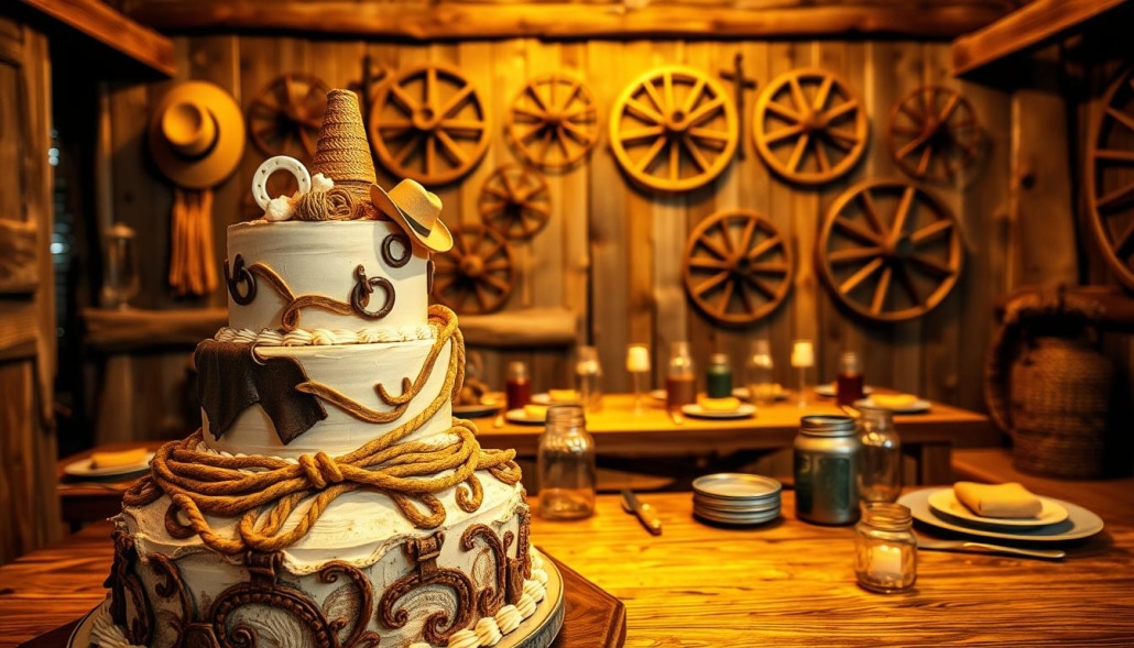 gâteau d'anniversaire cow-boy