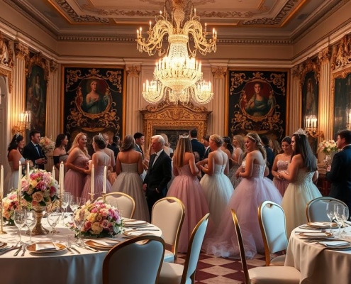 une fête d'anniversaire sur le thème princesse